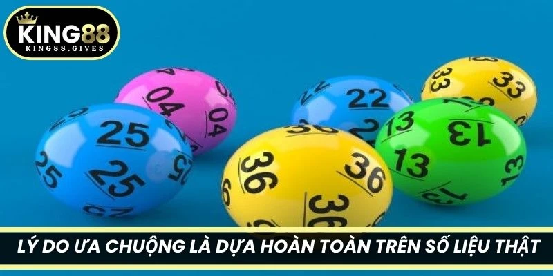 Một lý do khiến cách chơi được ưa chuộng là dựa hoàn toàn trên số liệu thật